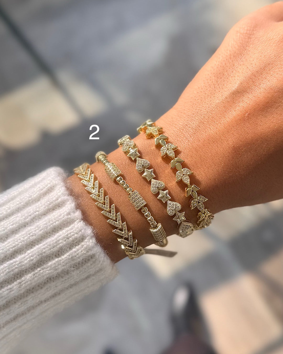 Balıksırtı Kalp Yaprak Bileklik