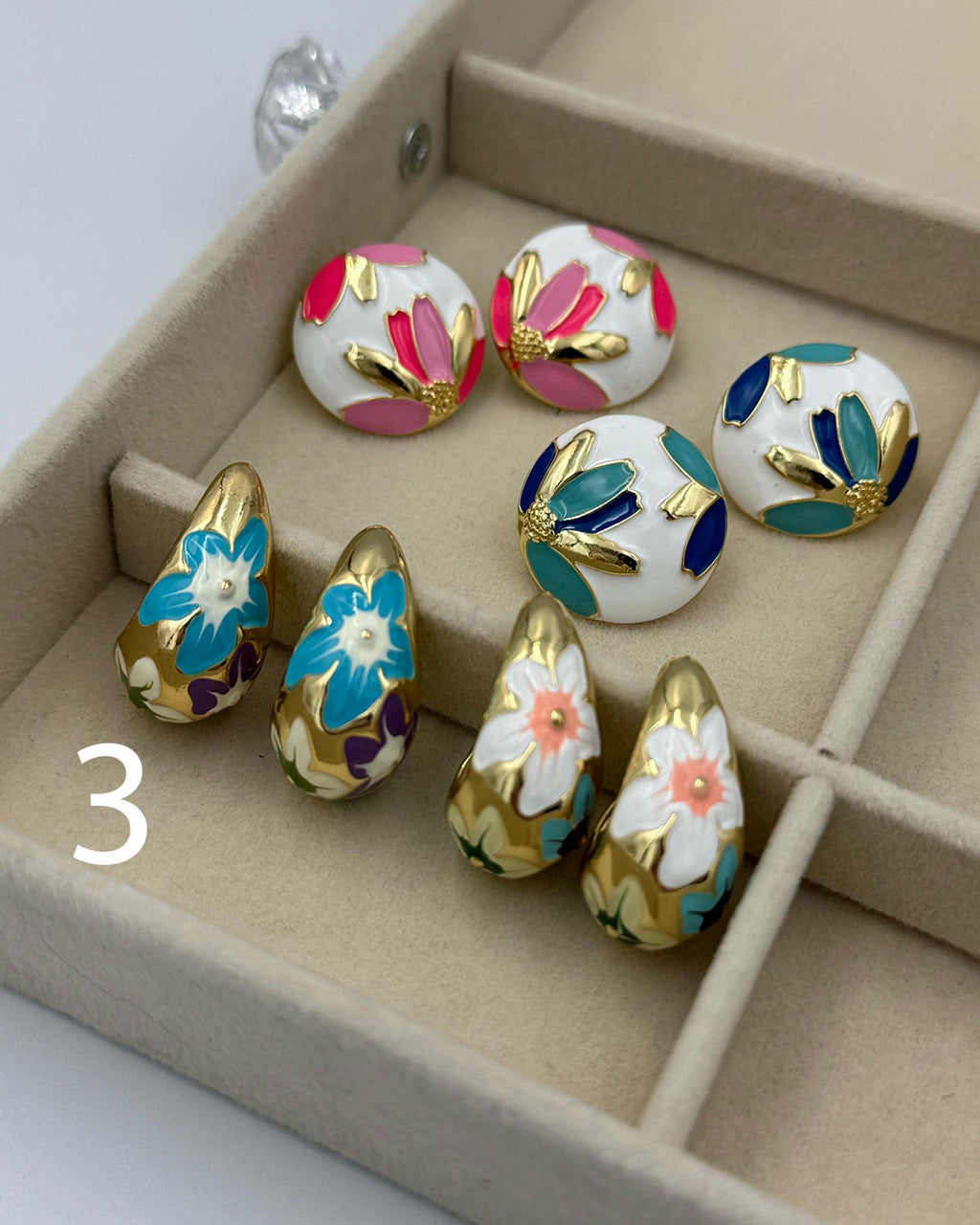 Marka Renkli Bahar Küpeler